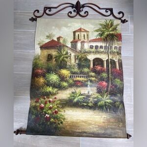 Gorgeous Hacienda Garden tapestry